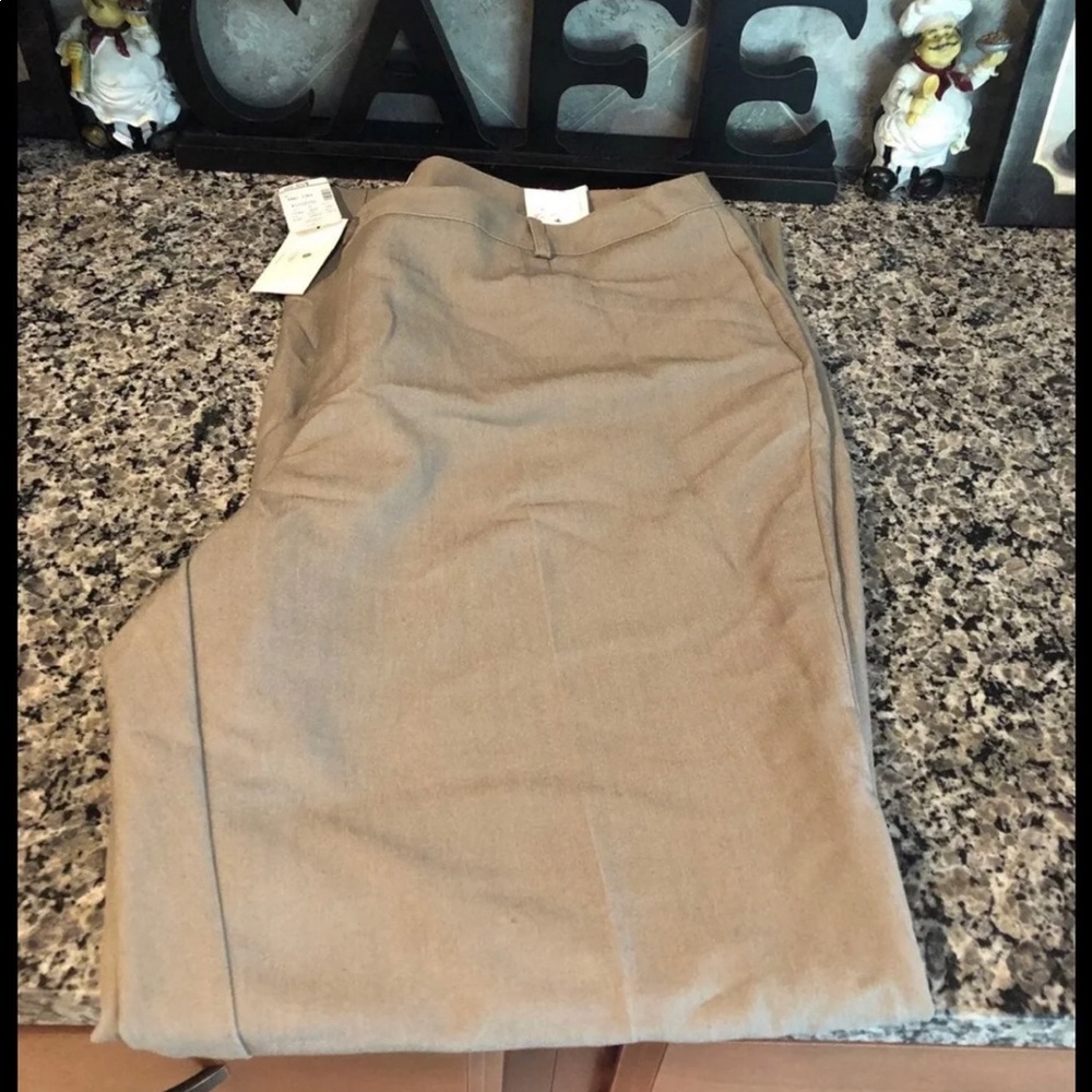 CJ BANKS TAN DRESS PANTS